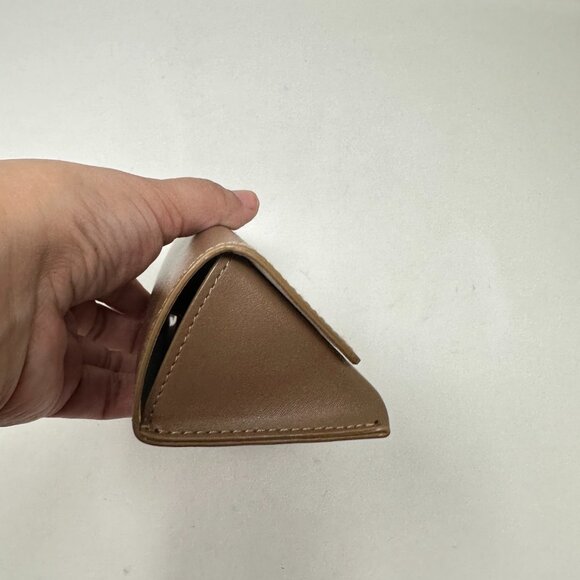 Burberry Camel Brown Soft Leather Eyeglasses Sunglass Case - Picture 4 of 6